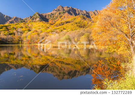 長野縣:鏡池與戶隱的秋色美景 長野縣:鏡池與戶隱的秋色美景 132772289