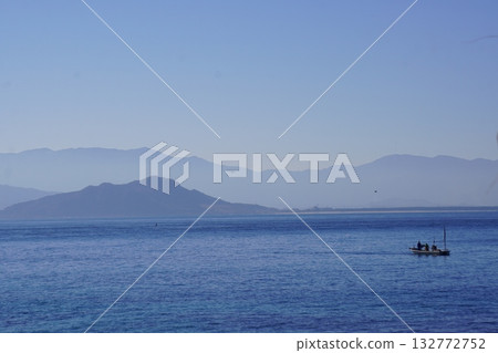 從金院街道眺望鹿之島西海岸，遠眺今宿 132772752