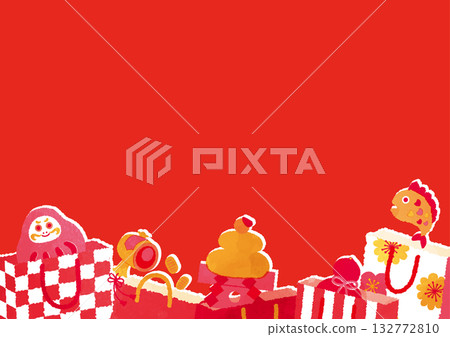 New Year's Lucky Bag design template New Year's Lucky Bag design template 132772810