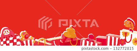 New Year's Lucky Bag design template 132772815