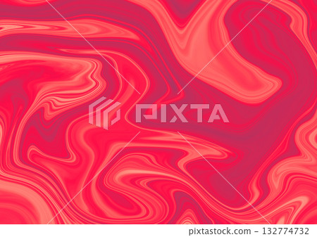 Red eerie water flow marbled background image 132774732