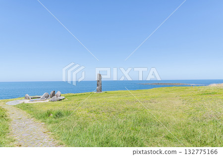 Oga City, Akita Prefecture: 40° North Latitude Monument and surrounding scenery 132775166