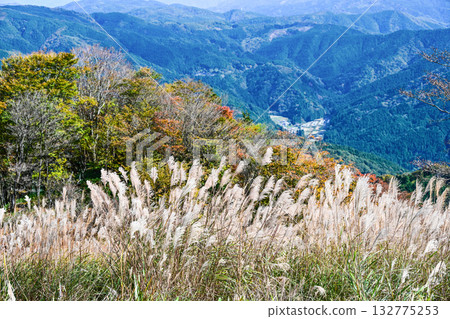 從茶臼山高原空中花園看到的秋景(愛知縣) 從茶臼山高原空中花園看到的秋景(愛知縣) 132775253