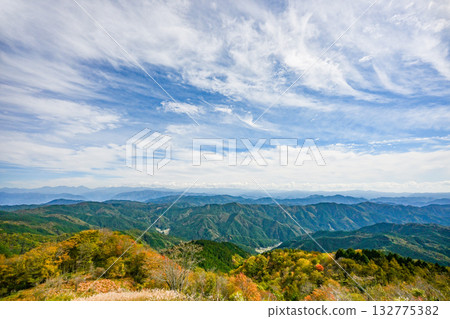 Autumn view from Sky Garden at Chausuyama Plateau (Aichi Prefecture) Autumn view from Sky Garden at Chausuyama Plateau (Aichi Prefecture) 132775382
