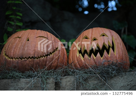 Halloween pumpkin lantern Halloween pumpkin lantern 132775496