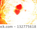 Image of two hearts in the glow 132775618