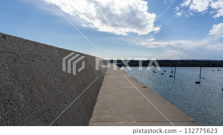 防波堤(千葉縣富津市) 防波堤(千葉縣富津市) 132775623