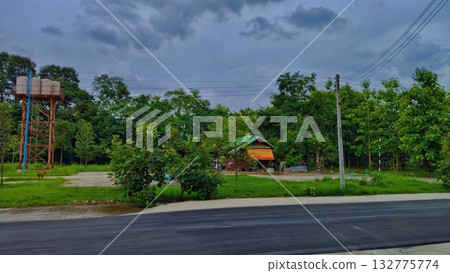 Small House Amidst the Forest - Horizontal 132775774