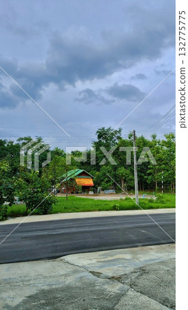 Small House Amidst the Forest - Vertical 132775775