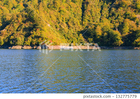 Lake Okutadami excursion course autumn 132775779