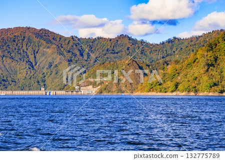 Lake Okutadami excursion course autumn 132775789