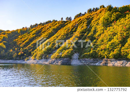 Lake Okutadami excursion course autumn 132775792