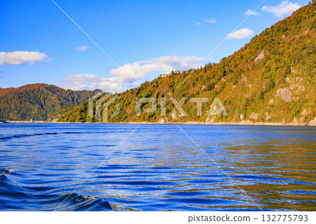 Lake Okutadami excursion course autumn 132775793