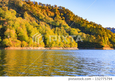 Lake Okutadami excursion course autumn 132775794