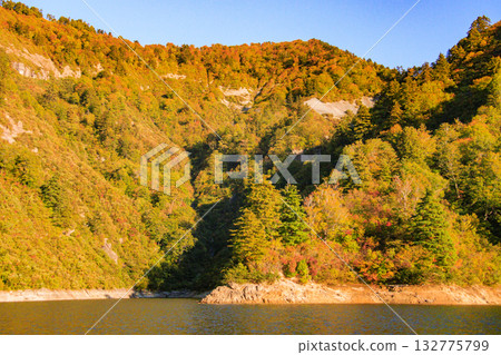 Lake Okutadami excursion course autumn 132775799