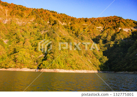 Lake Okutadami excursion course autumn 132775801