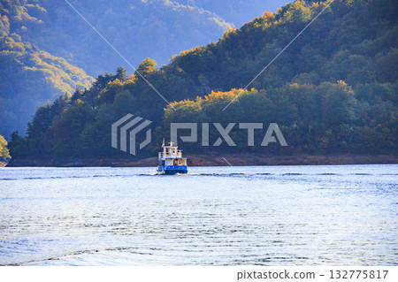 Lake Okutadami excursion course autumn 132775817