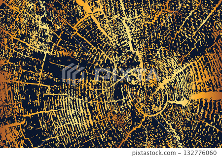 Detailed Tree Trunk Rings Gold Texture Detailed Tree Trunk Rings Gold Texture 132776060