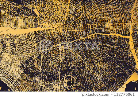 Detailed Tree Trunk Rings Gold Texture Detailed Tree Trunk Rings Gold Texture 132776061