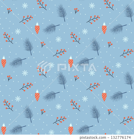 colorful christmas pattern colorful christmas pattern 132776174
