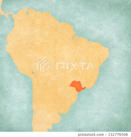 Map of Brazil - Sao Paulo Map of Brazil - Sao Paulo 132776506