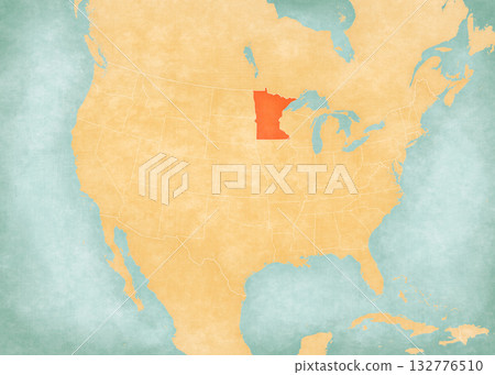 Map of United States of America - Minnesota Map of United States of America - Minnesota 132776510