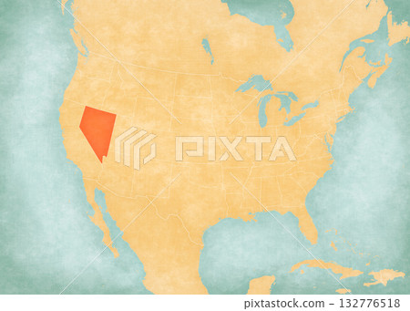 Map of United States of America - Nevada Map of United States of America - Nevada 132776518