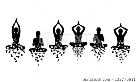 vector illustration of a silhouette of a queen 132776611