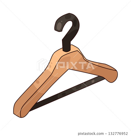 illustration of hanger 132776952