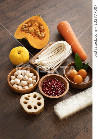七種冬至食物:柚子和紅豆 七種冬至食物:柚子和紅豆 132777007