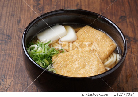 Kitsune udon Japanese food Kitsune udon Japanese food 132777054