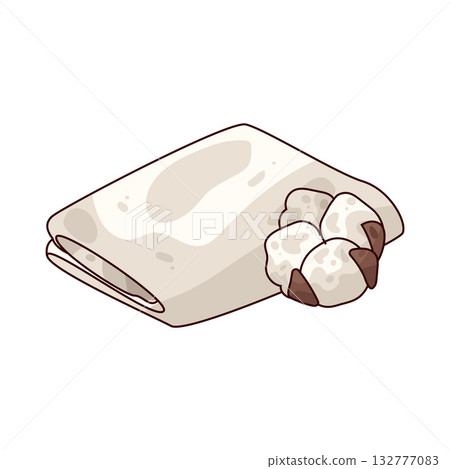 illustration of Cotton fabric illustration of Cotton fabric 132777083