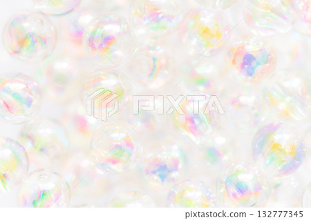Glass balls and sparkling background material 132777345