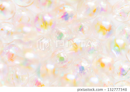 Glass balls and sparkling background material 132777348