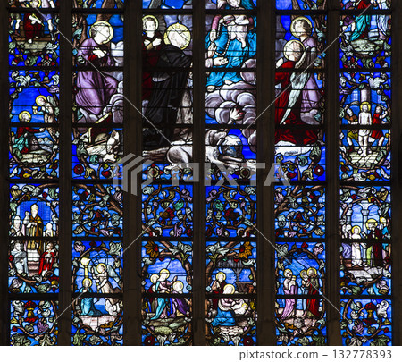 Saint-Aubin church in Guerande, France Saint-Aubin church in Guerande, France 132778393