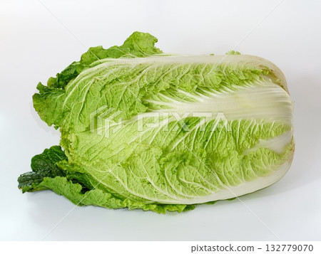 chinese cabbage on a white background 132779070