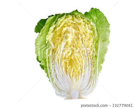 chinese cabbage on a white background chinese cabbage on a white background 132779081