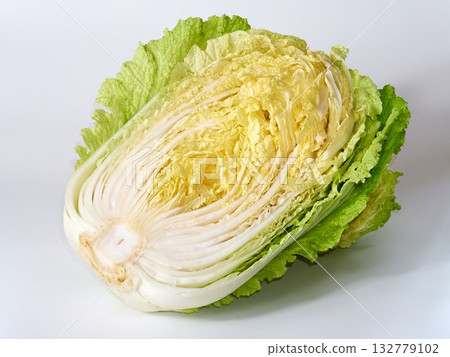 chinese cabbage on a white background 132779102