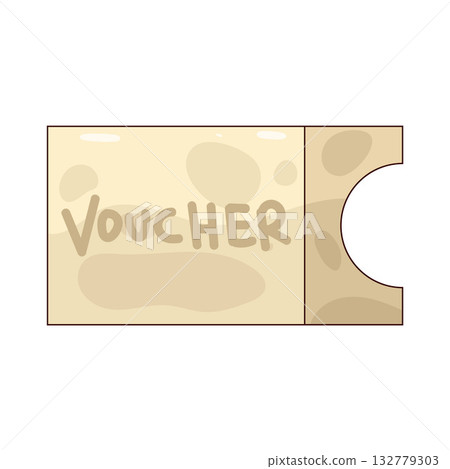 illustration of Voucher illustration of Voucher 132779303