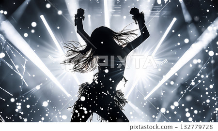 Concert performance and lighting effects Concert performance and lighting effects 132779728