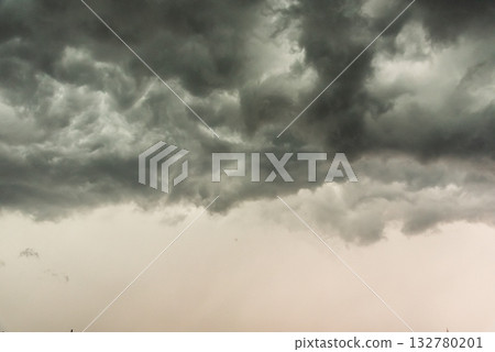Gloomy clouds have shrouded sky before a thunderstorm Gloomy clouds have shrouded sky before a thunderstorm 132780201