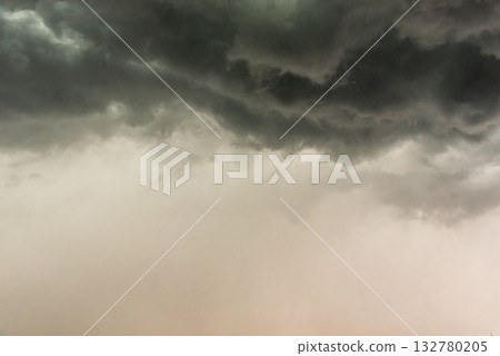 Gloomy clouds have shrouded sky before a thunderstorm Gloomy clouds have shrouded sky before a thunderstorm 132780205