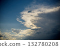 Sky background, the sunset over copy space 132780208