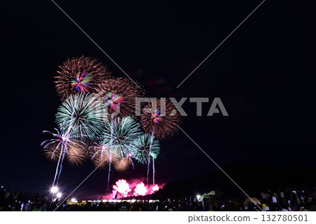 絢麗的煙火 <成田煙火節> 132780501