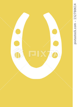 Simple hoof silhouette 132780614