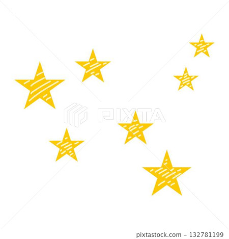illustration of twinkling stars design 132781199