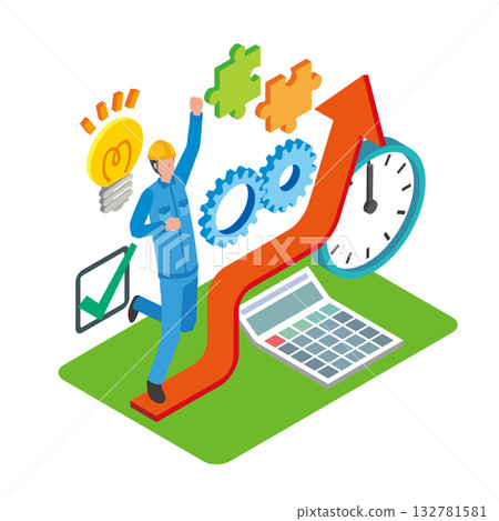 Kaizen effect and happy workers 132781581