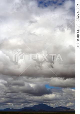 Clouds Over Central Sonora Desert Arizona 132782706
