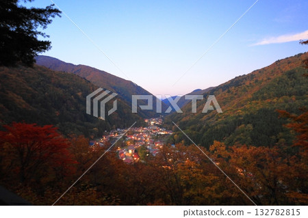 日之枝村日落 / 福島縣南會津郡中堂合展望台 132782815