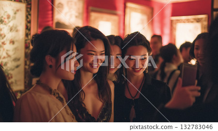 person taking selfie with smartphone person taking selfie with smartphone 132783046